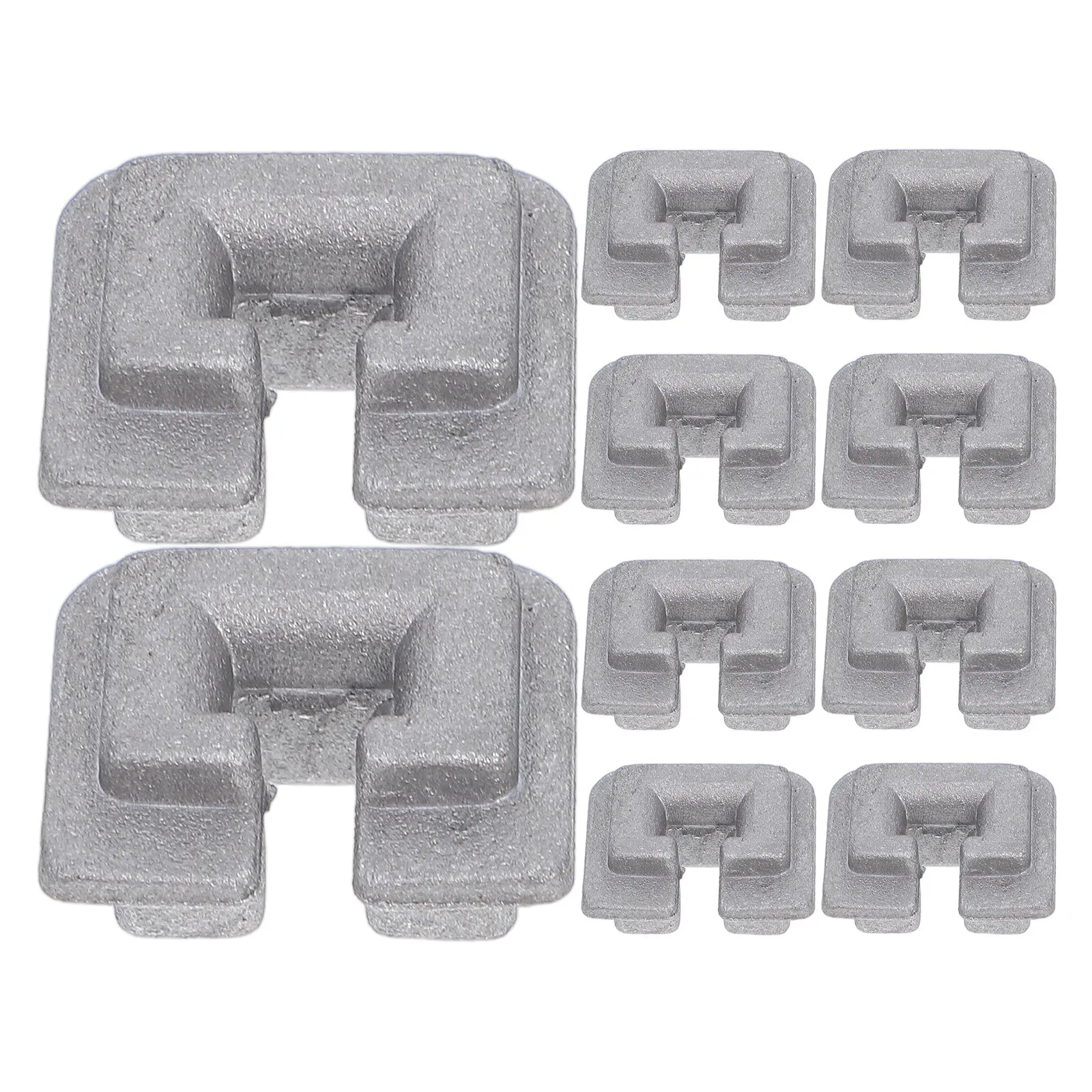 

10Pcs Grass Trimmer Aluminum Alloy Buckle Secure Tight Fit Replacement Eyelet Sleeve for Trimmer Head Lawn Mower Accessories