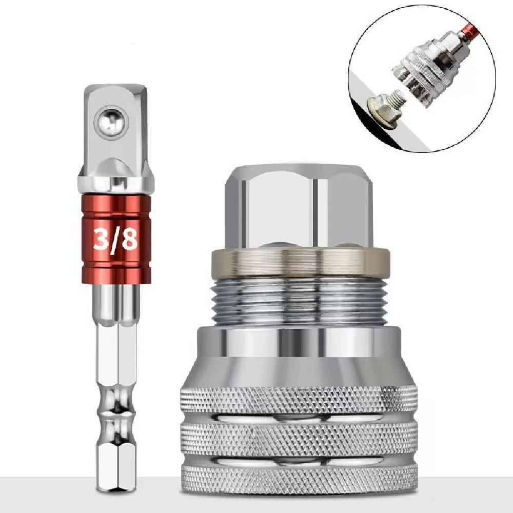 1SET  Flexible Combination Universal Socket Wrench Adapter,360 Degree Swivel Rotatable Joint Socket Converter