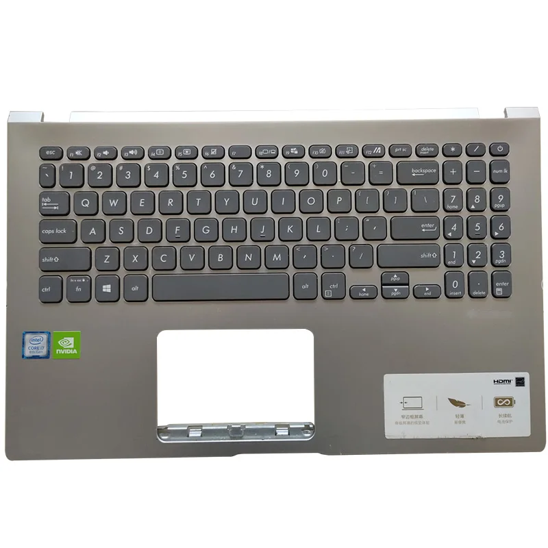 

95% NEW Laptop For ASUS VIVOBOOK15 X509 X509FA X509FB X509FJ Palmrest Upper Case US Keyboard