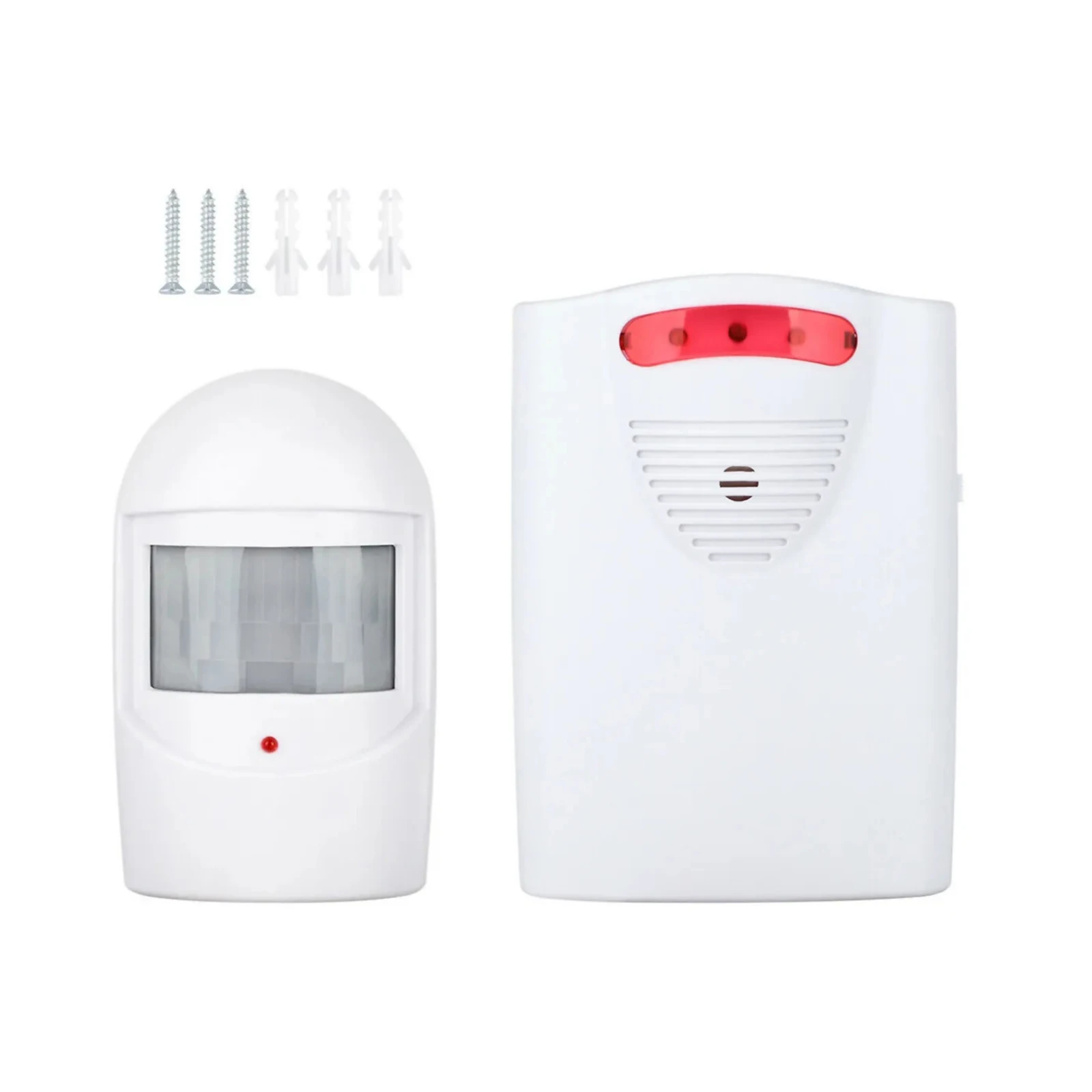 Wireless Driveway Alarm IR Motion Sensor Alarm Doorbell 1 Receiver 1 Transmitter For Home Outdoor Use