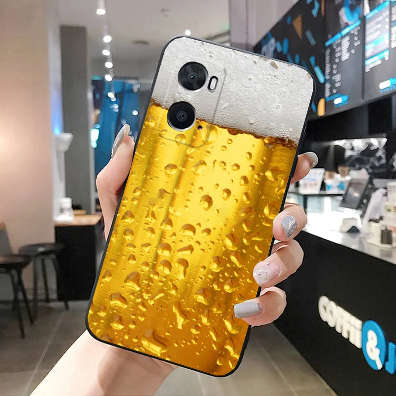 Cold Beer Phone Case for OPPO A96 A91 A54 A74 A94 A53S A15 A16 A17 Reno 2 2Z Reno 6 7 8 Case