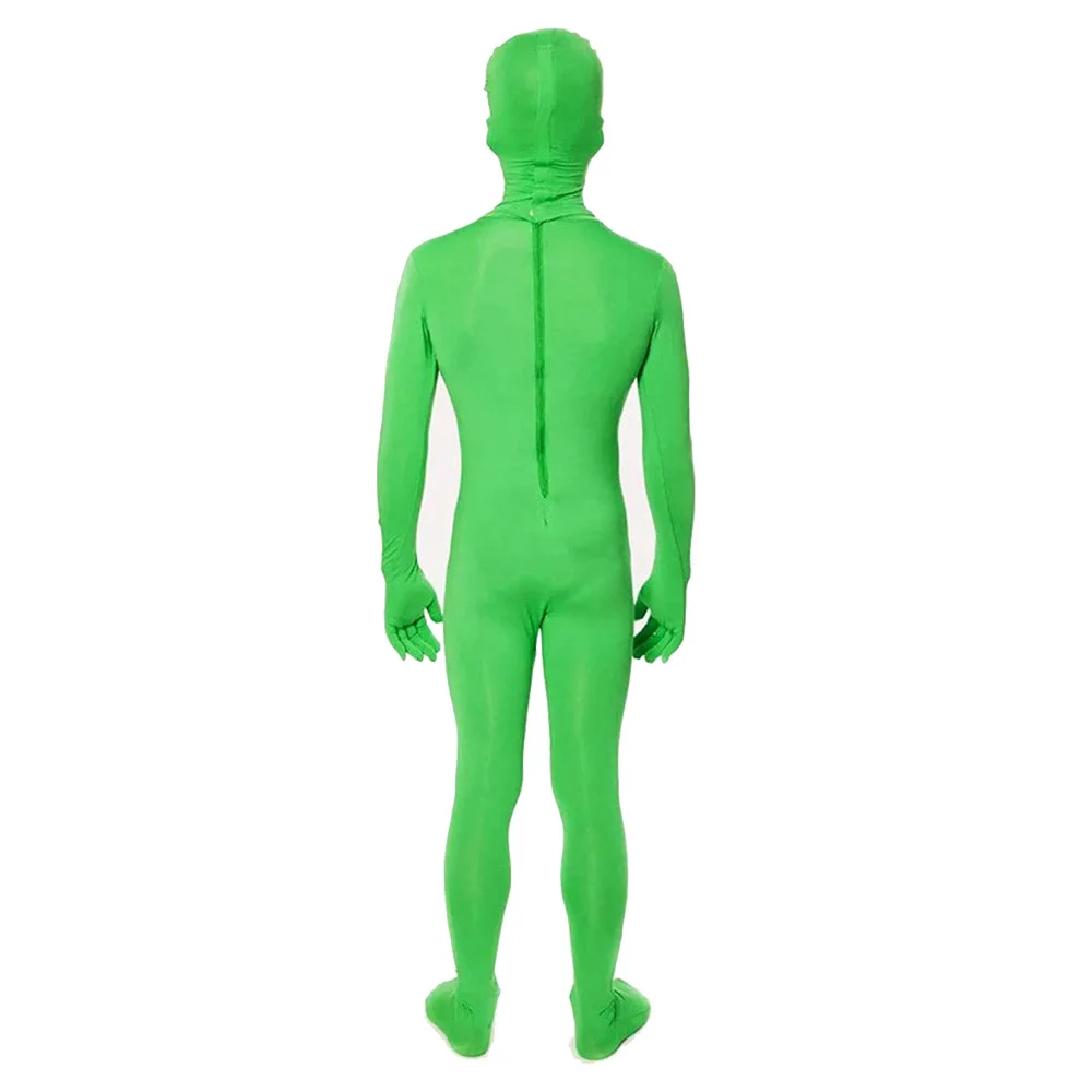 2024 Halloween Jumpsuit Cosplay Green Alien Comic-Con Halloween Costume Parody Alien Jumpsuit Funny Halloween Costume