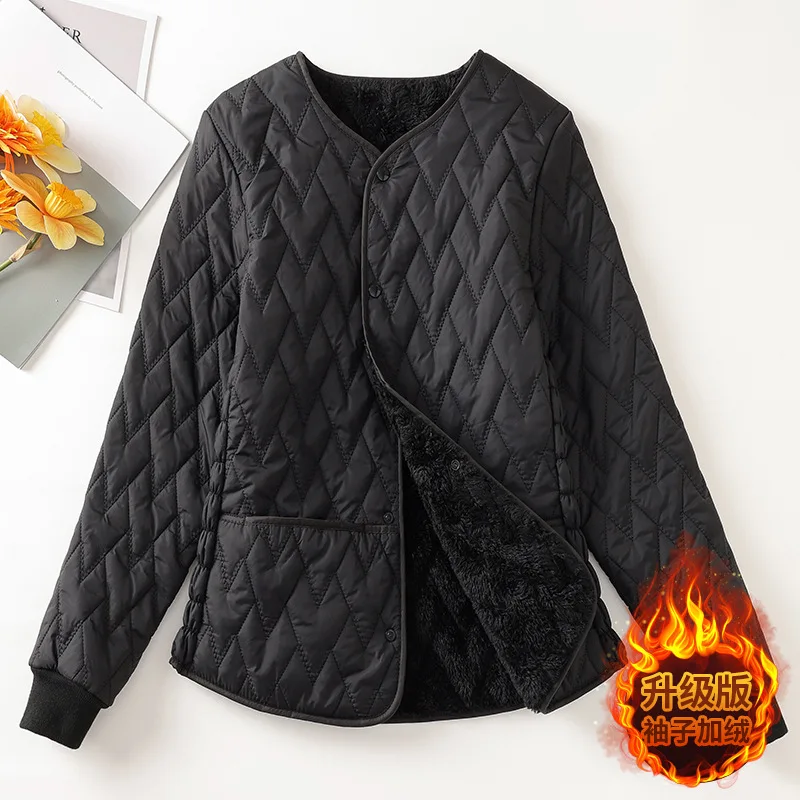 

New Women's Cotton-padded Coat, Close-fitting and Warm, Women's Cotton-padded Jacket Outerwear