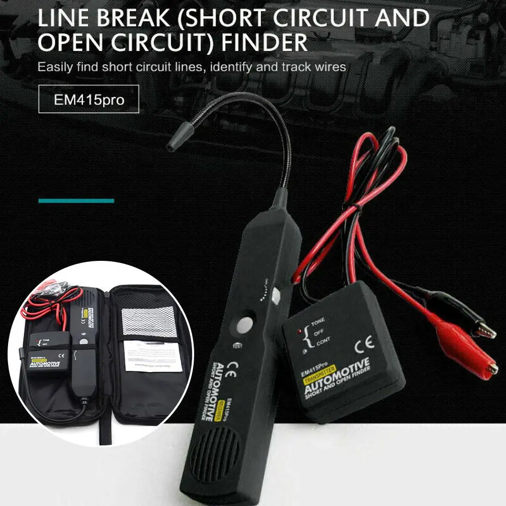 

Automotive Circuit Disconnection Tester Digital Car Wire Tool Auto Cables Break Circuit Diagnostic Scanner Track Tester Z1W7