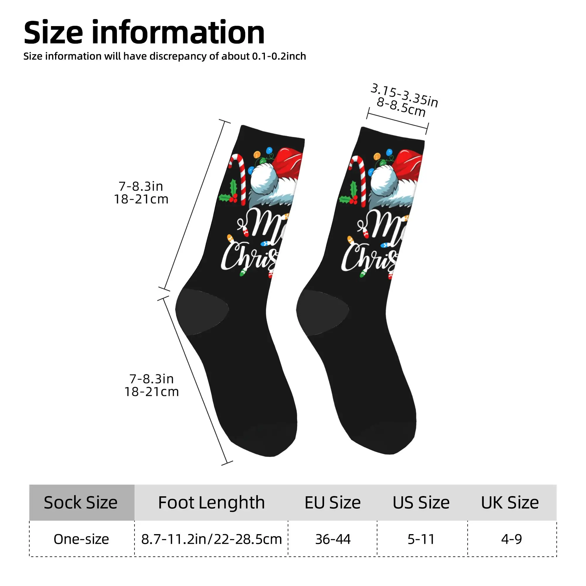 Męskie skarpety świąteczne, skarpety na Boże Narodzenie, jesienne, gotyckie, miękkie skarpety, personalizowane skarpety rowerowe, antypoślizgowe.