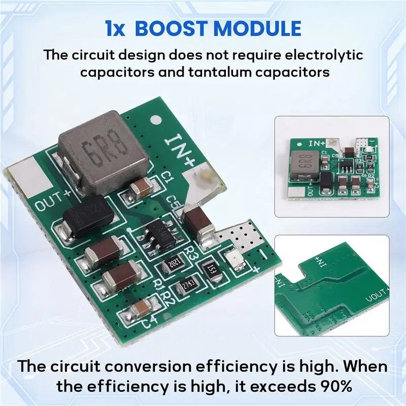 AEE3-S9 L3+ RT8537 Boost Module Hash Board Repair Power Boost Board 2A 3.7-5V To 14.2V