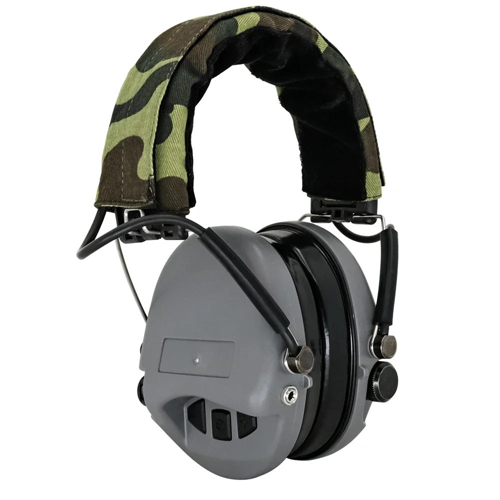 Tactical Electronic Noise Cancelling Pickup Silicone Earmuffs SORDIN IPSC Hunting Hearing Protection Shooting Earmuffs Headset