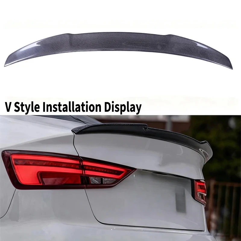 Custom Fit Rear Trunk Spoiler Tail Wing M4 PSM R V HK Style Exterior Modifiion Accsori For A S RS V Easy To Mount
