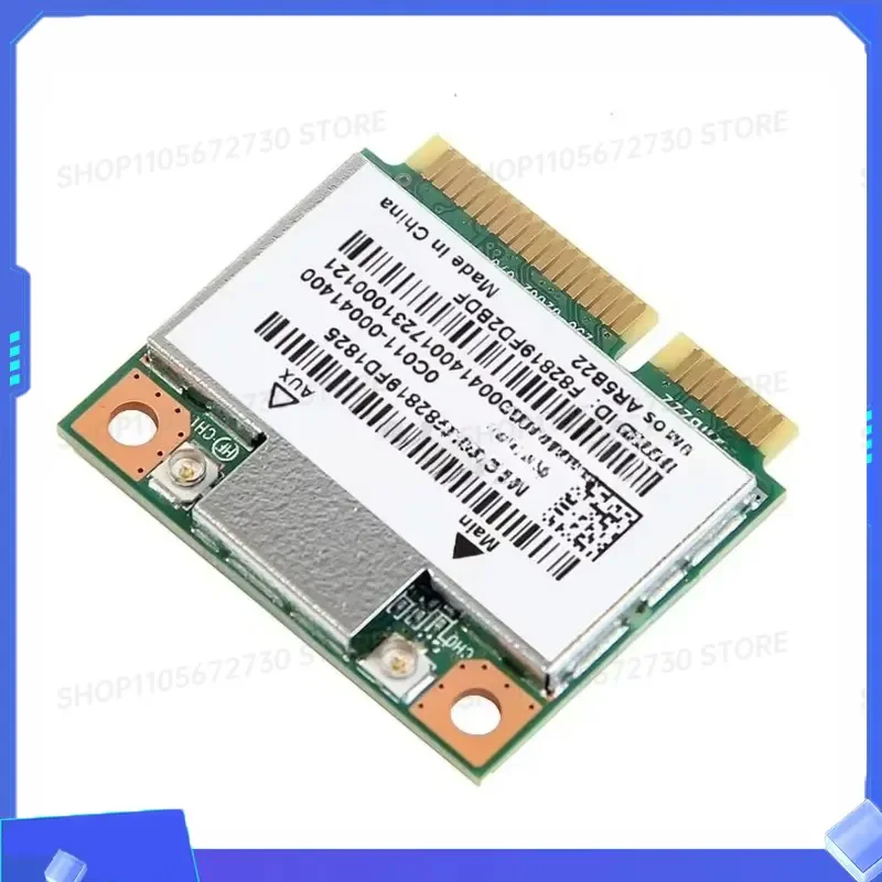for ZZ 2026 Half Mini PCI E WiFi Module AR5B22 Chip 802.11a/b/g/n Dual Band 300Mbps Wireless Bluetooth Laptop Spare Part