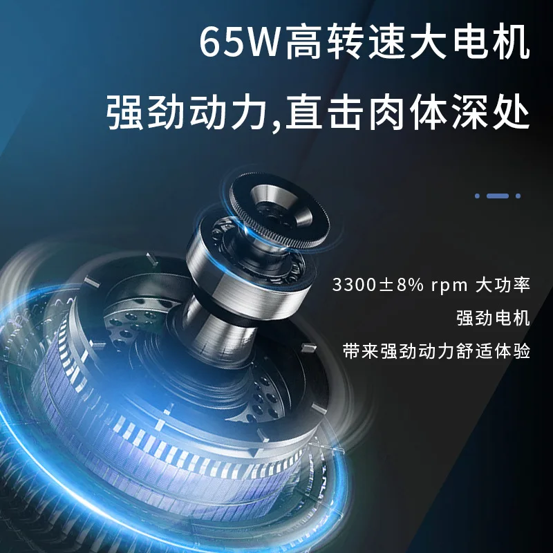 Fascia  Massager Electric Handheld Abdominal Rubber Massage  Massager