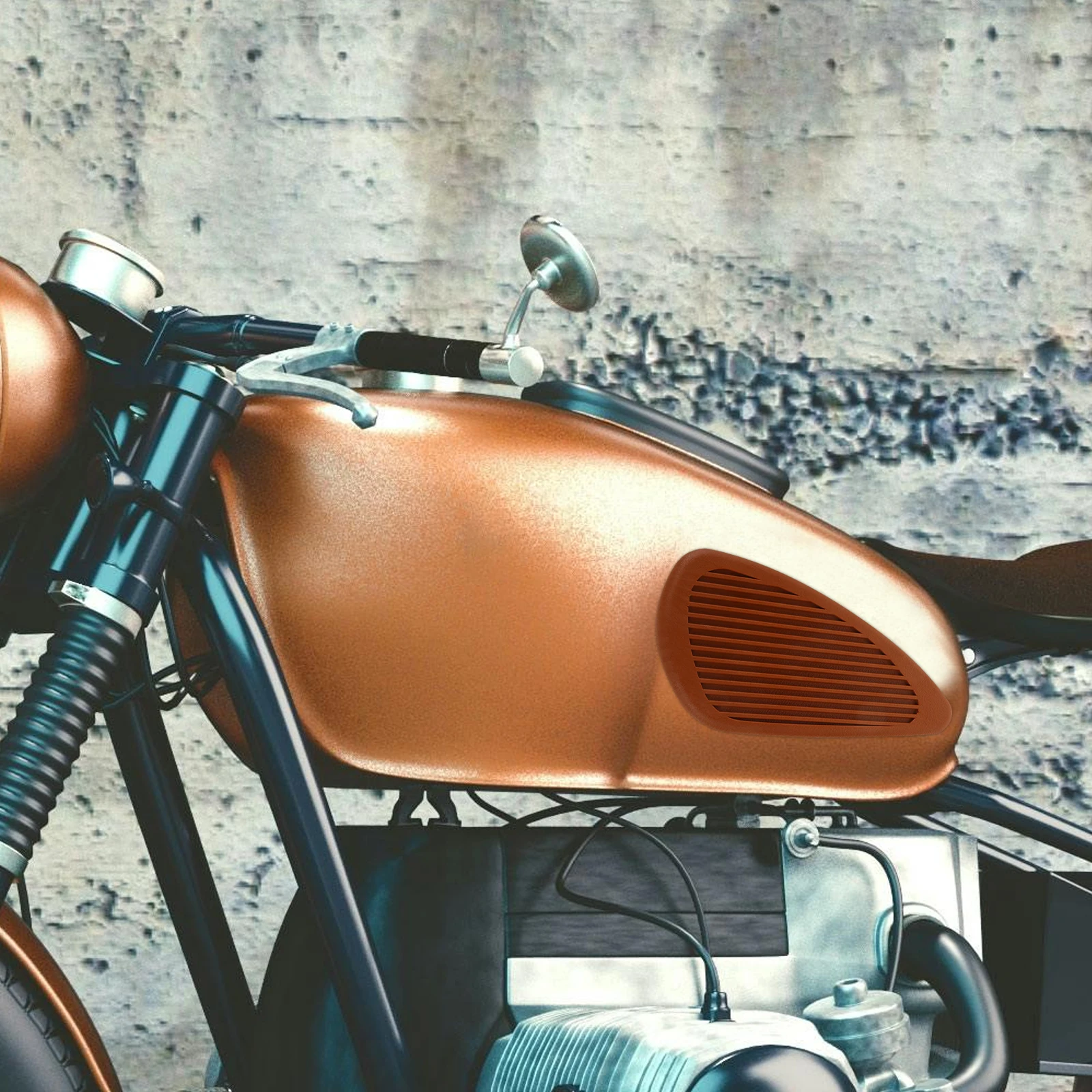 

1 Pair Motorcycle Fuel Tank Pads Durable Rubber Anti-Slip Sticker Pad Cover Grip For All Models Gas Tank Side Panel Sticker Car