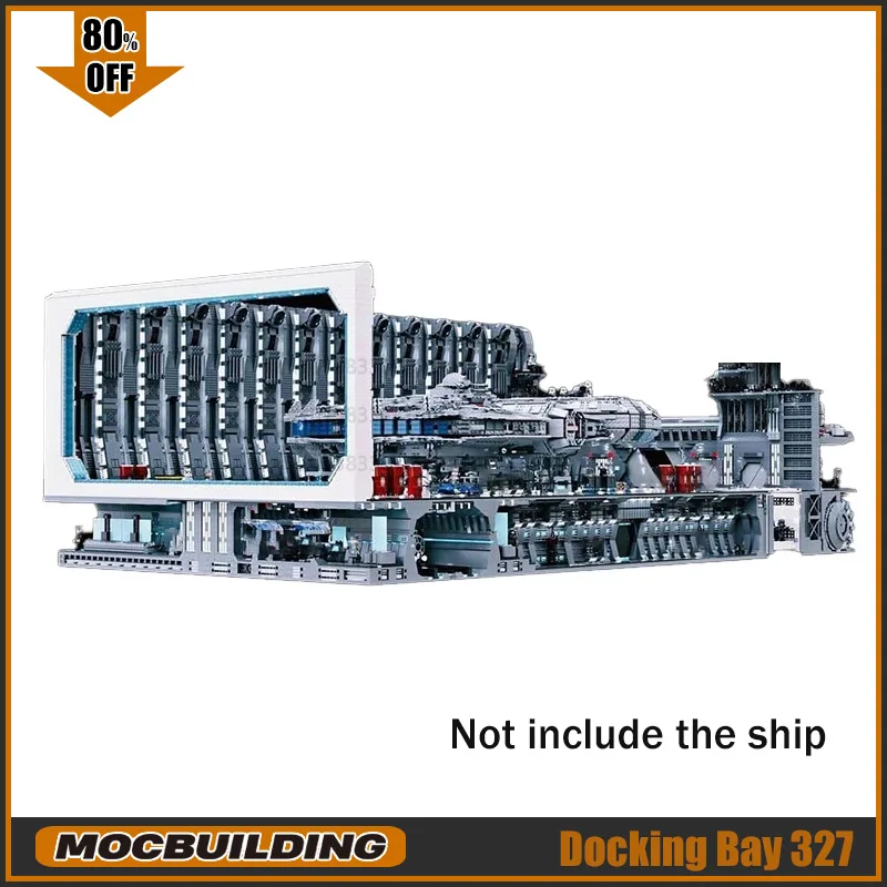23307 pçs docking bay 327 modelo moc blocos de construção ucs espaço coleção brinquedos diy montar tijolos exibição arquitetura presentes natal