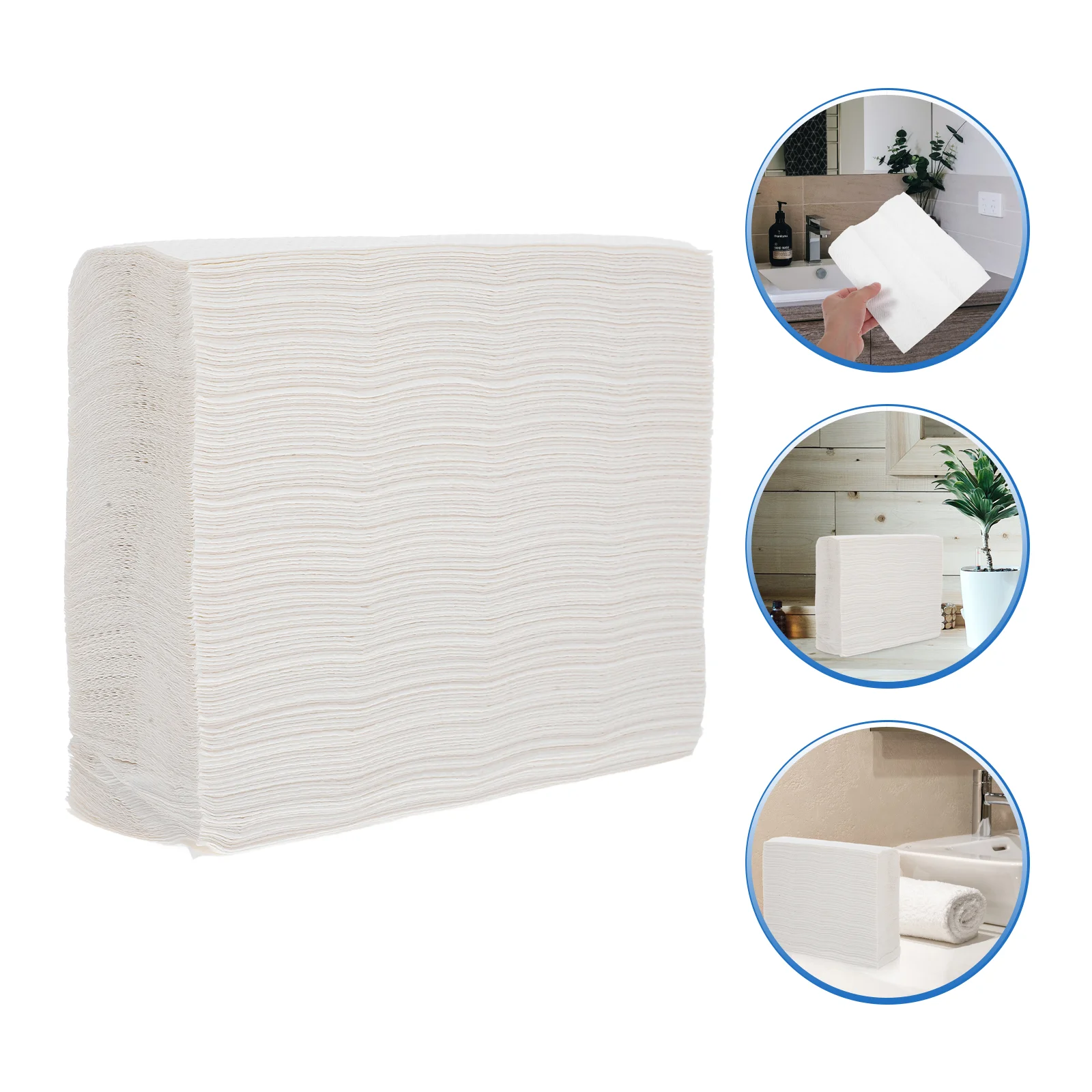 180pcs White Pulp Hand Towels for Commercial Bathrooms High Absorbency Disposable Guest Napkins Bathroom Essentials