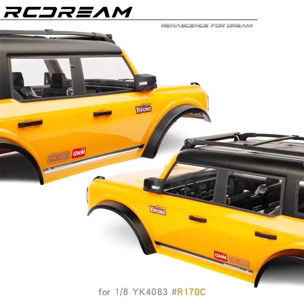 RCDream سهلة التحكم 4083 الجانب تنورة الفولاذ المقاوم للصدأ ورقة الزخرفية سيارة قذيفة محاكاة تعديل R170C R170D