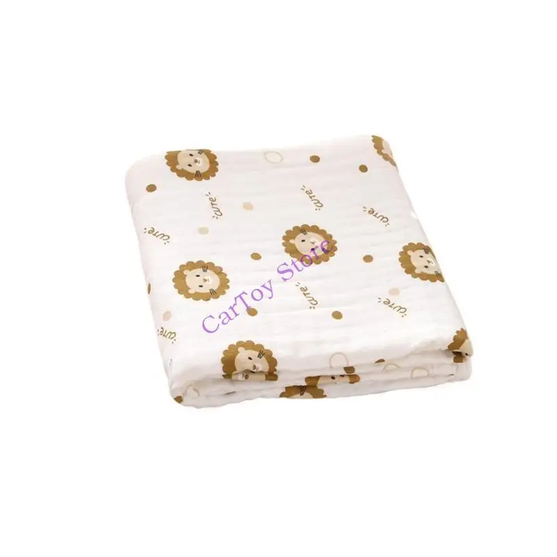 

634F Baby Cotton Blanket Soft Breathable Blanket Four Layers for Newborns & Infants