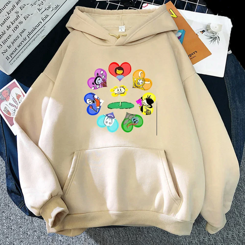 Undertale Chara Anime Hoody Creative Pattern Sweatshirts Male/female Fashion Brand Hooded Clothes High Quality Fleece Pullovers