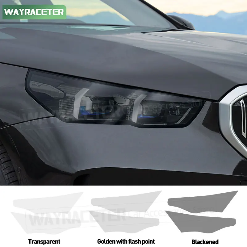 

2 шт., ТПУ наклейки для автомобильных фар BMW G60 G61 5 Series 2024
