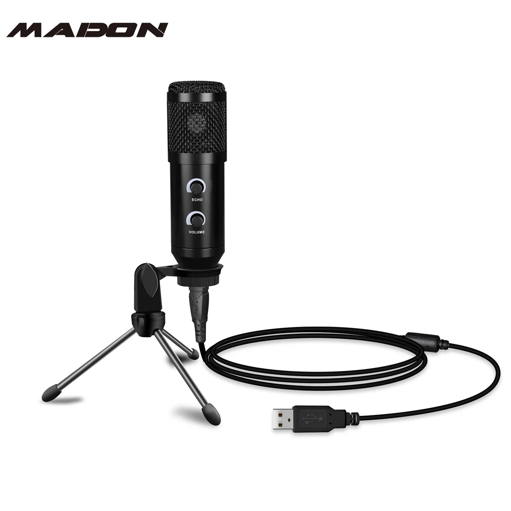 

BM800 Microphone USB studio condenser mikrofon mic for Braodcasting Singing voiceover Recording PC windows and Mac OS computer