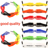 Cool Plastic Handle bar Brush Hand Guards Handguard Protector Protection Dirt Bike Street Bike Motorcycle Motocross ATV Green