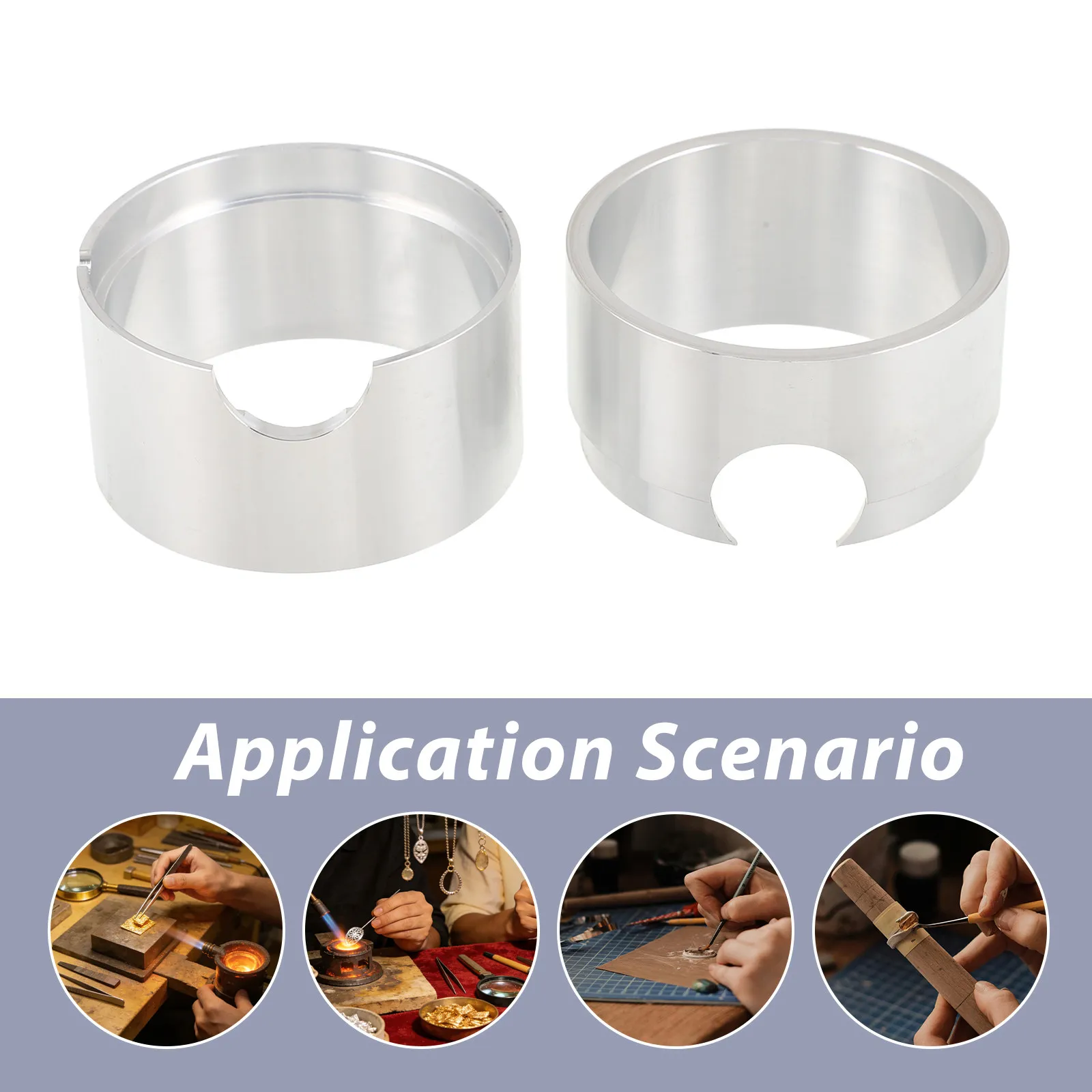 Delft Clay Casting Sandbox Compact Container Jewelry Casting Mold Frame for Ring Metal Moldmaking DIY Jewelry Crafting Tool