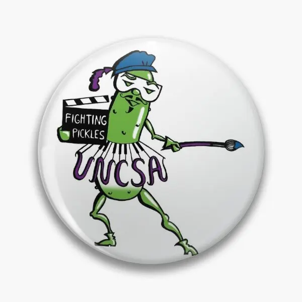 Pickle Mascot Uncsa  Soft Button Pin Jewelry Lapel Pin Funny Decor Lover Cute Collar Creative Metal Hat Brooch Cartoon Badge