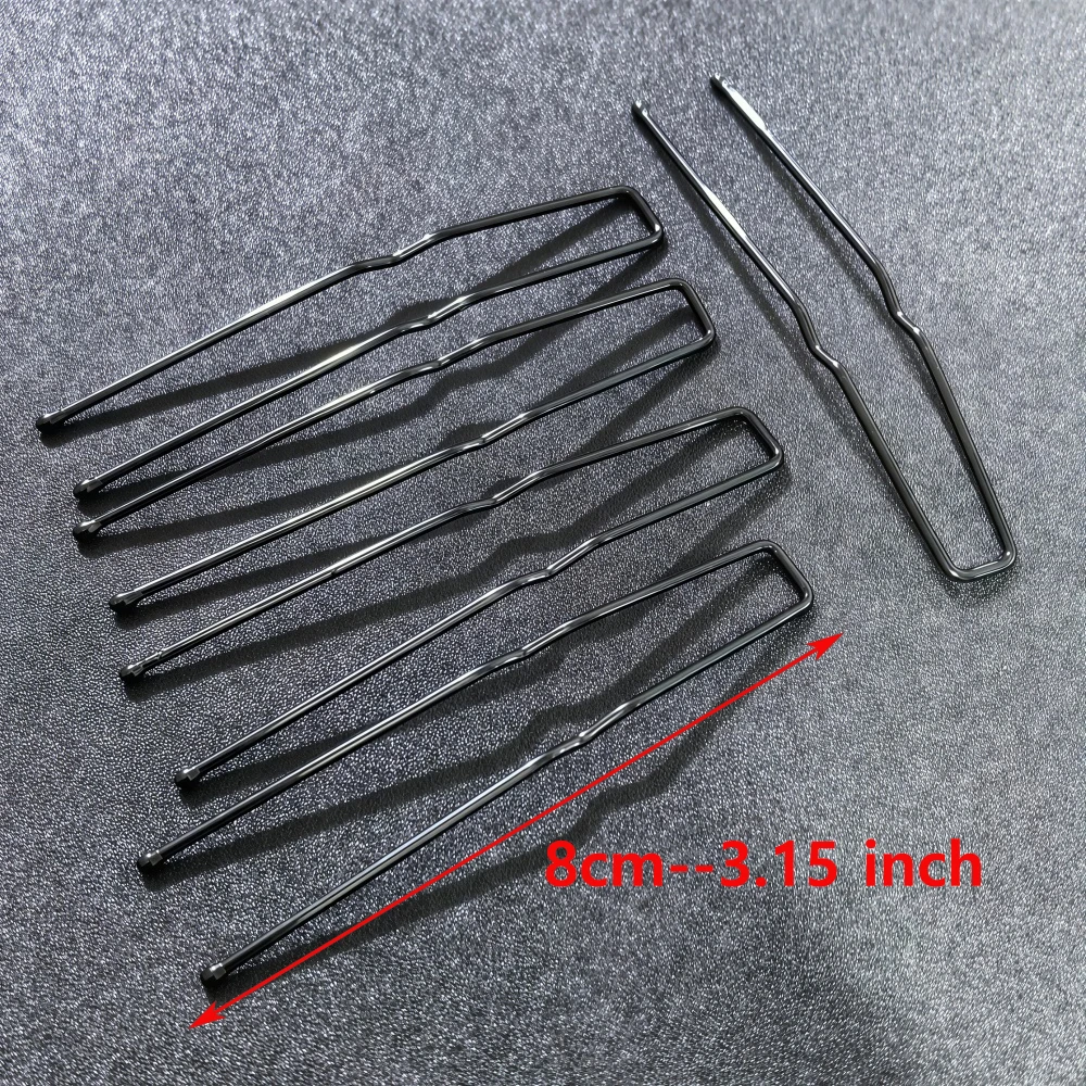 5 Stück U-förmige Haarnadeln für Hochzeitsfrisuren, Metall-Haargabeln für Duttfrisuren, rutschfeste Haarstäbchen, Hochzeits-Braut-Haarnadeln – Detail 14