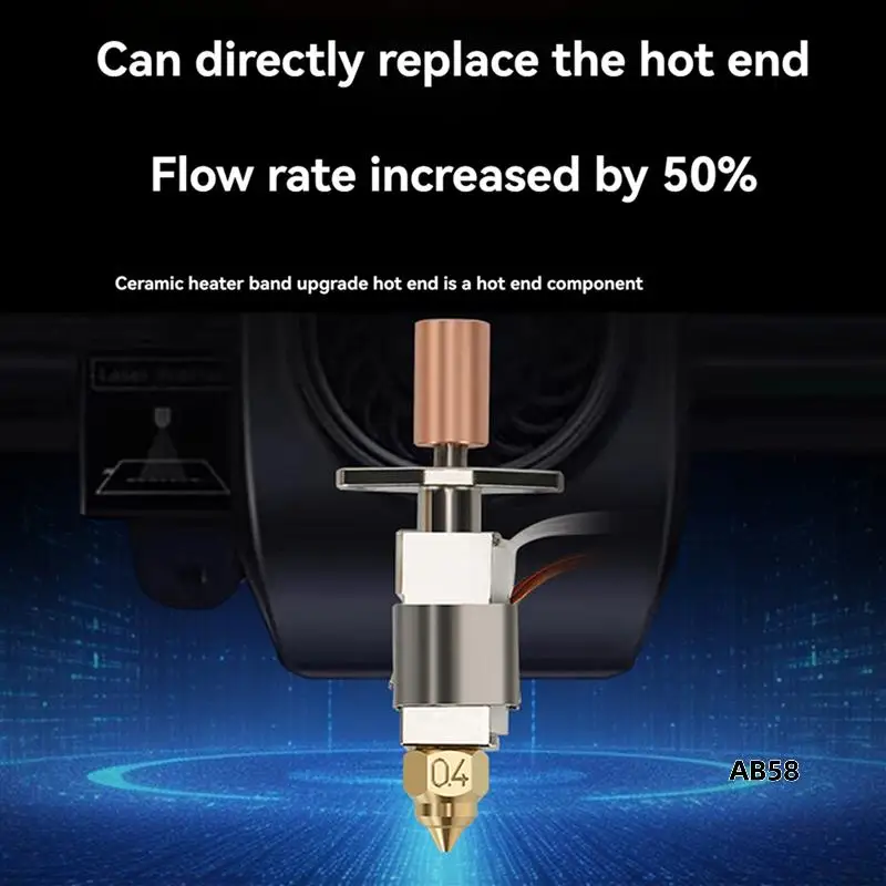 

2X обновленный комплект Hotend K1 для нагревательного блока 3D-принтера K1/K1 Max, аксессуар