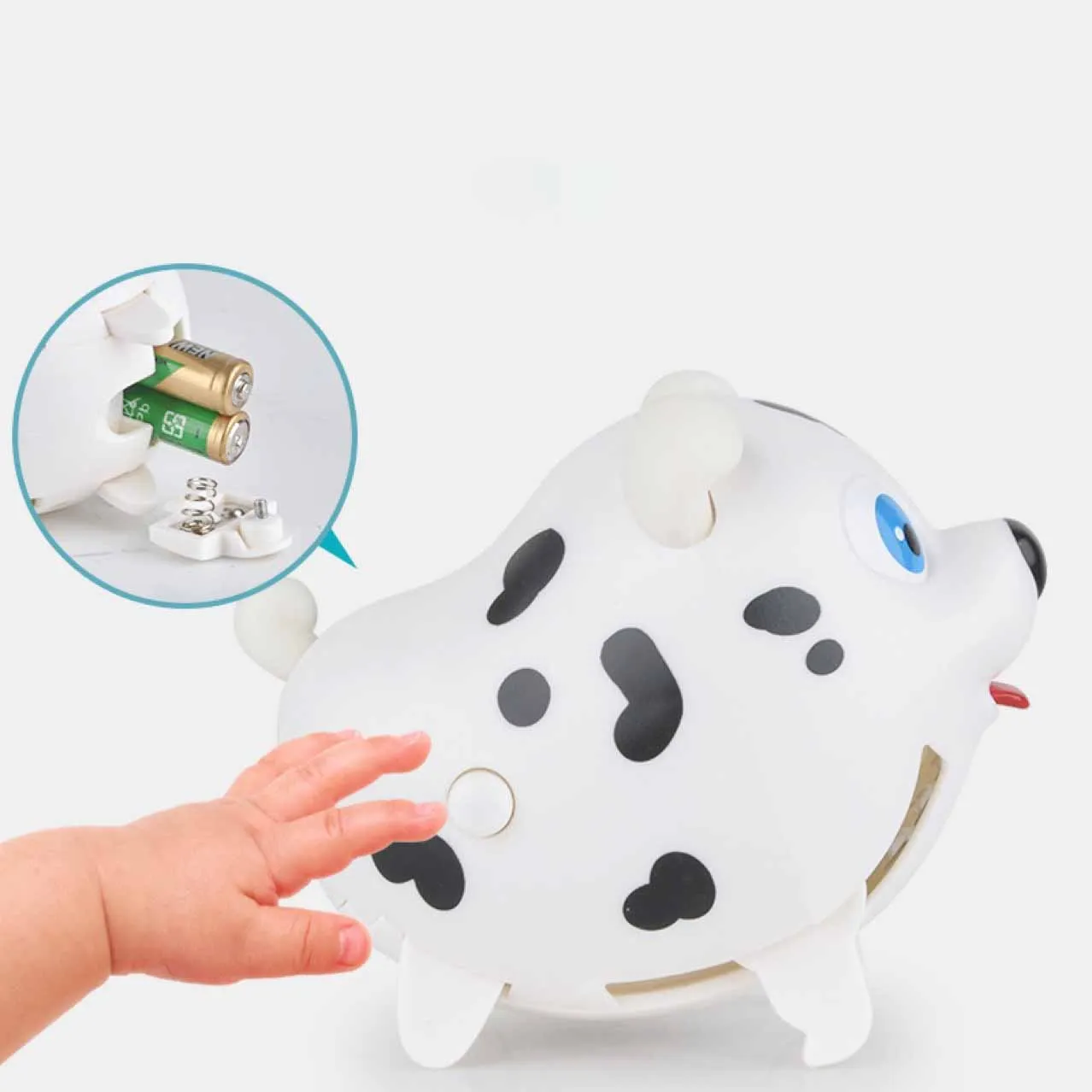 Children's Whistle Sound Control Dog Electric Toy With Music Light Sensor Running Walking Puppy Baby Puzzle Interactive Toys