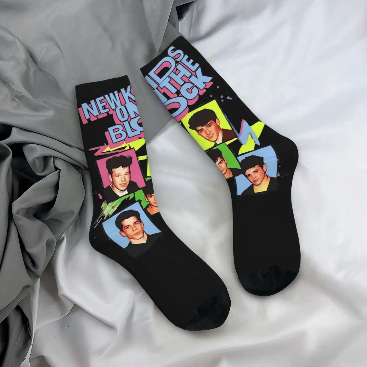 Vintage New Kids On The Block Band Product Socks Non-slip NKOTB Magic Summer 2024 Tour Sport Long Socks Comfortable Gift Idea