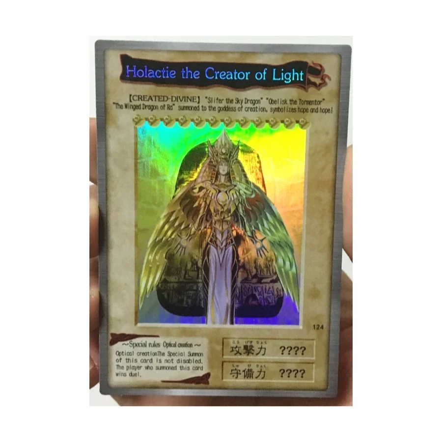 Yu Gi Oh Holactie The Creator of Light English DIY Toys Hobbies Hobby Collectibles Game Collection Anime Cards