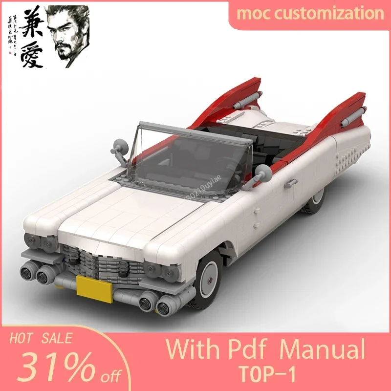

Moc 1592PCS Convertible Cruiser Compatible 10274 Ghostbusters Creative Vehicle Building Block Bricks Toys Model for Adults Gifts