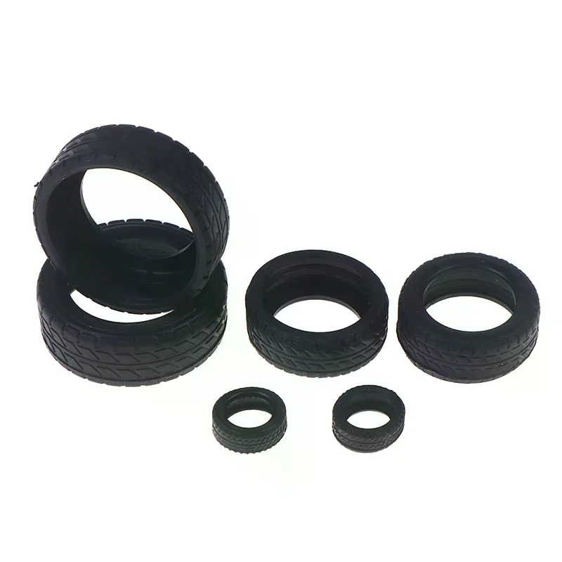 10/20/50Pcs 1/18 1/24 1/43 Tire Skin Car Model Miniature Scene Display Accessories For Model Lovers Collection Gifts