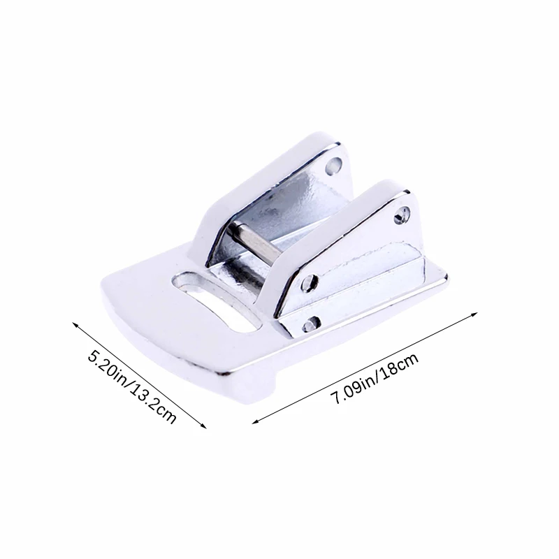 Sliver Rolled Hem Curling Sewing Presser Foot For Sewing Machine Singer Janome