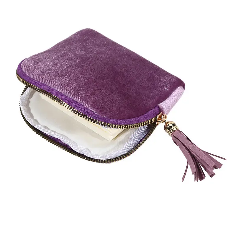 Exquisite Schmuckaufbewahrungstasche mit Quastenanhänger, Reißverschluss-Schmucktasche, große Kapazität, Reise-Kristallarmband-Aufbewahrungsbeutel – Detail 26