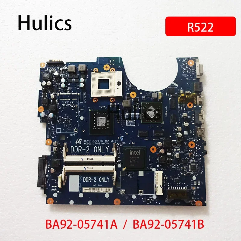 Hulics Used BA92-05741A BA92-05741B BA41-01060A BA41-01061A For Samsung NP-R522 R522 R620 R520 Laptop Motherboard PM45 DDR2