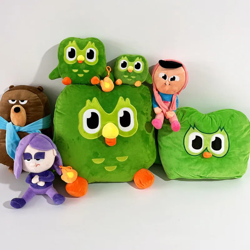 

Новая забавная зеленая плюшевая игрушка-сова 15-45 см, кукла в различных стилях, украшение, мультяшный декор для комнаты, подарок для ребенка