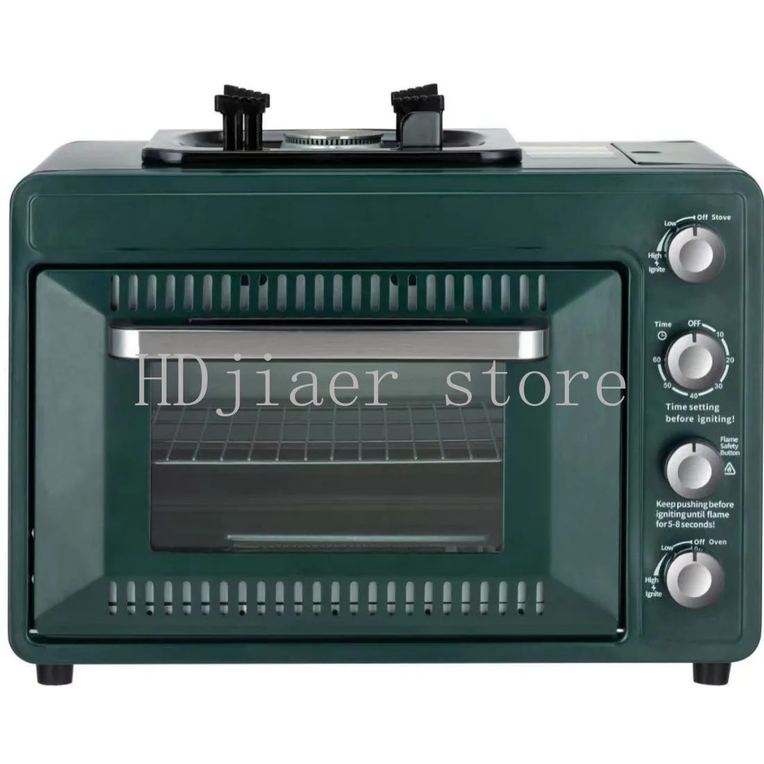 

Cross-Border Outdoor Portable Gas Oven, Field Camping, Integrated Casserole, 25-30L Oven