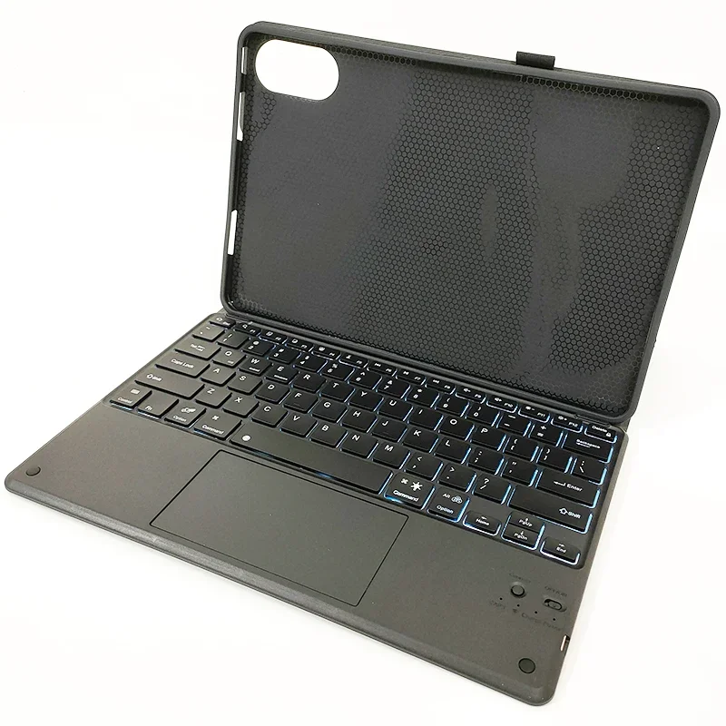 Bluetooth Keyboard Case For Xiaomi Redmi Pad Pro 12.1 Inch Tablet Case Trackpad Backlit Keyboard Cover Spanish Portuguese Funda