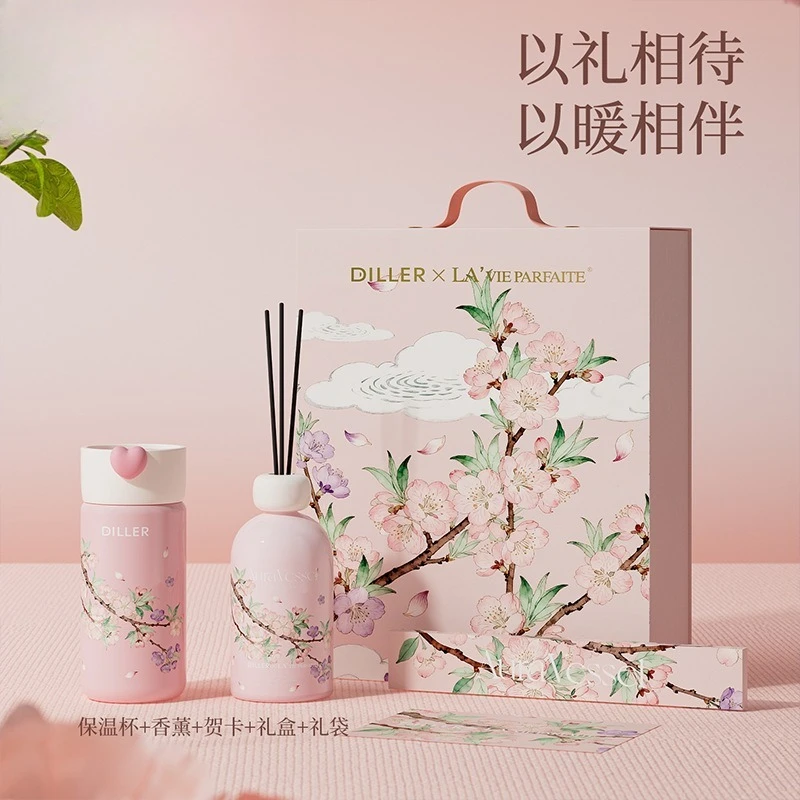Gifts Customized thermos cup Coffee cup Girls 2026 new high-value straw water cup