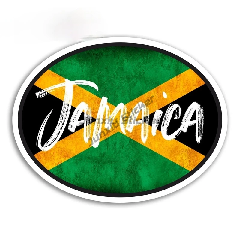 

Jamaican Flag Emblem Car Stickers Vinyl Laptop Motorcycle Truck PVC Decal Vinyl Self-adhesive KK