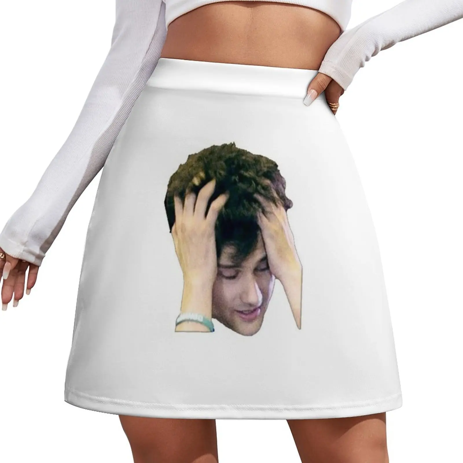 

NotLikeThis Emote Mini Skirt elegant social women's skirts dresses summer woman 2026 Woman clothing Clothing