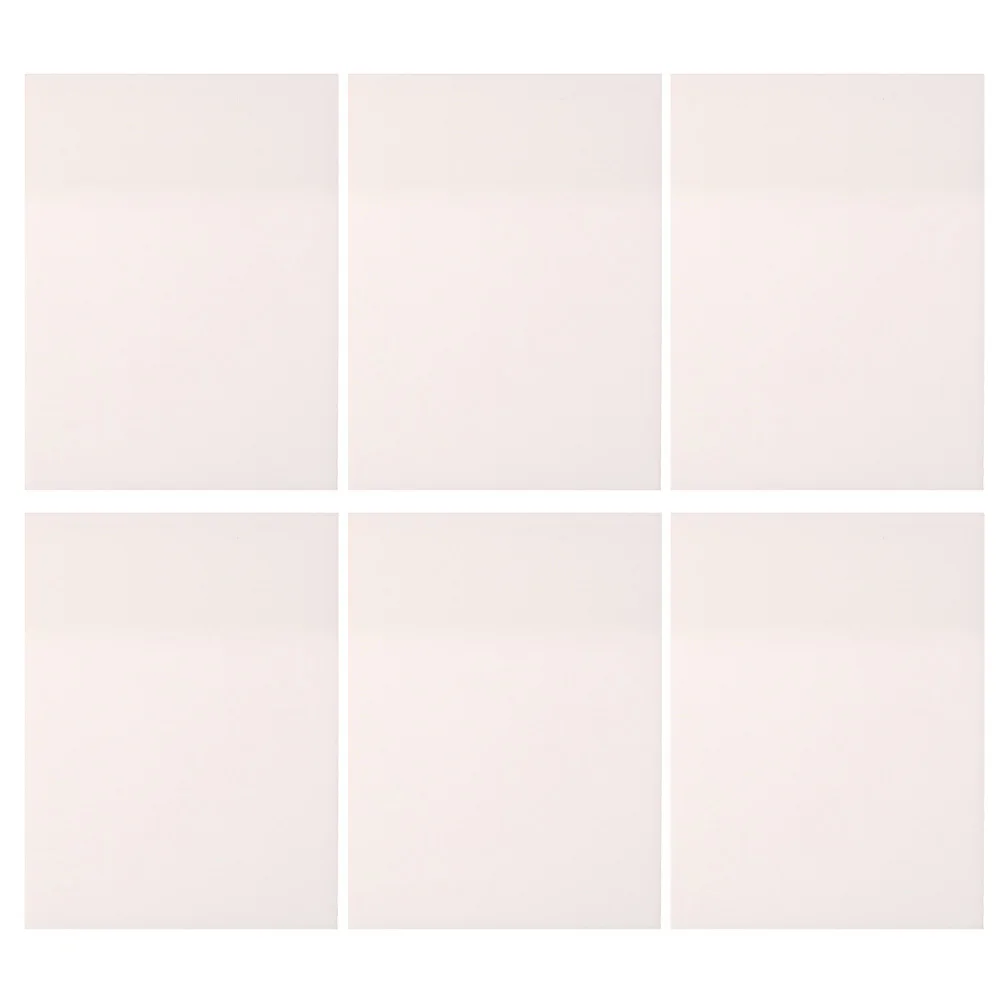 

6Pcs Multipurpose Memo Pads Convenient Message Leaving Reminders Office Decal Memo Pads Note Reminder Sticker