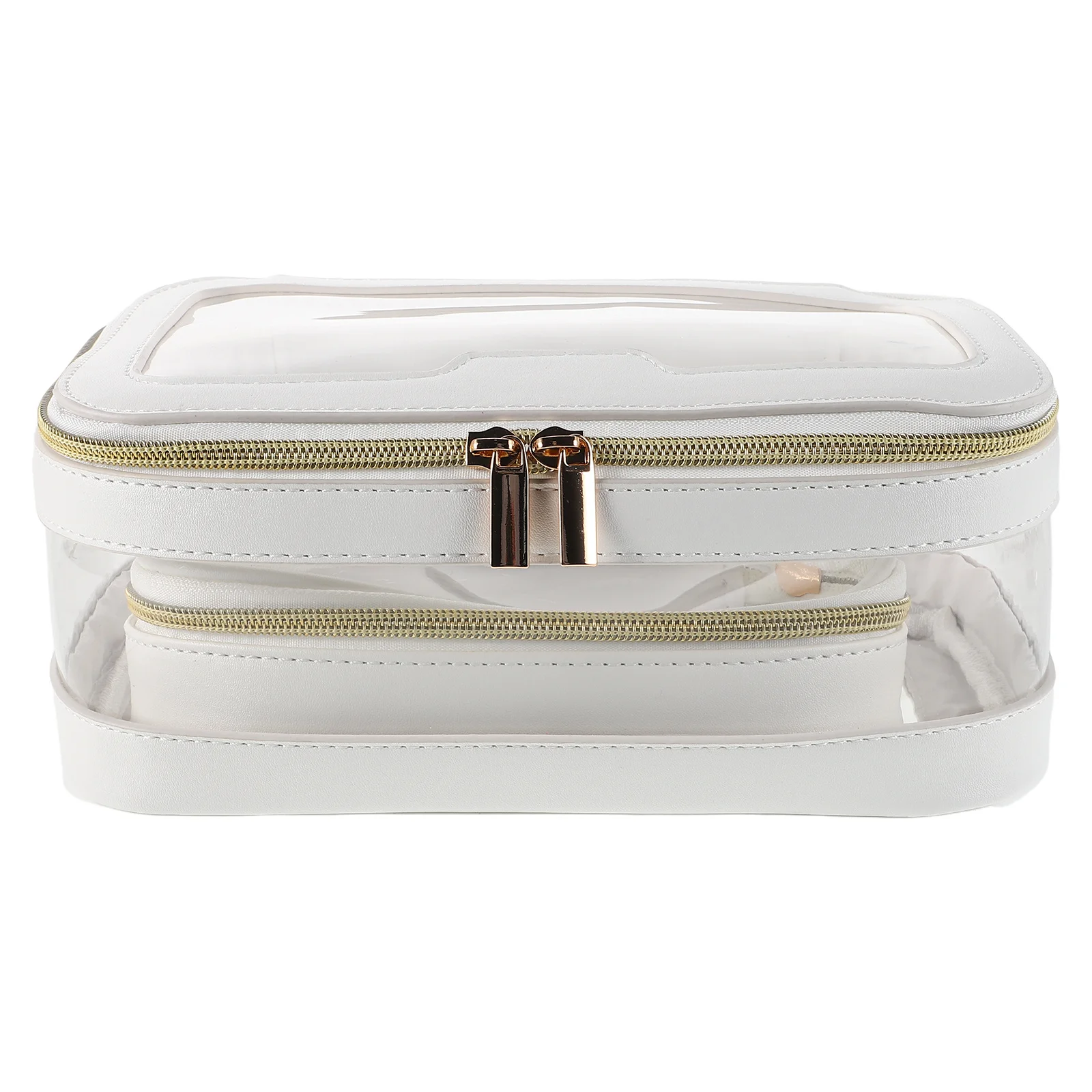 

1Set Large Transparent Makeup Organizer Clear Bag Waterproof Portable Toiletry Bag Travel Makeup Case