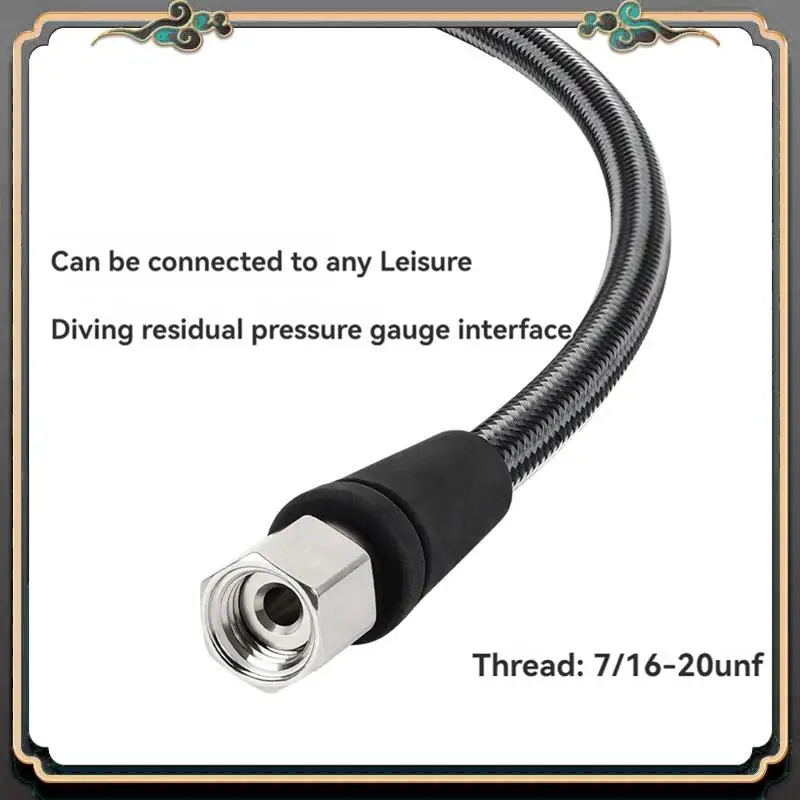 

Шланг высокого давления для дайвинга премиум-класса, профессиональный тканый гибкий безопасный шланг высокого давления для подводного плавания