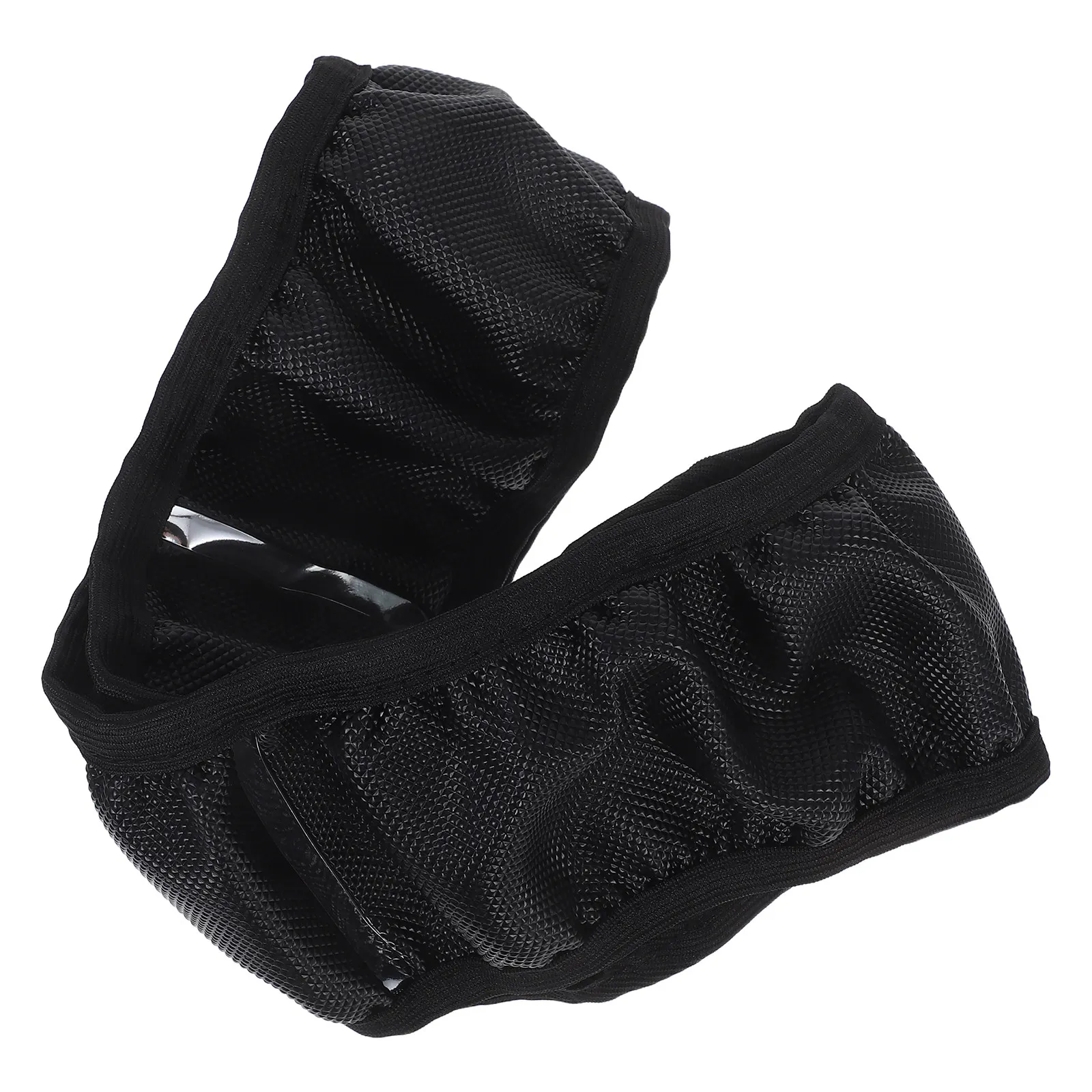 Stylish Elastic Anti-Slip Steering Wheel Cover Featuring Metal Strip for Stability Comfort and Safety Fits 14.5-15 Inch Vehicles