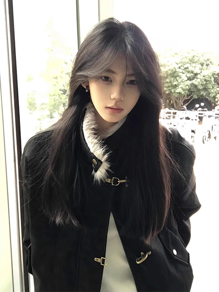 

Мужской зимний джинт Cleanfit Harrington Jaet Thiened Fce с воротником-стойкой на подкладке, хлопковый джет в американском стиле, Mountain Eagle