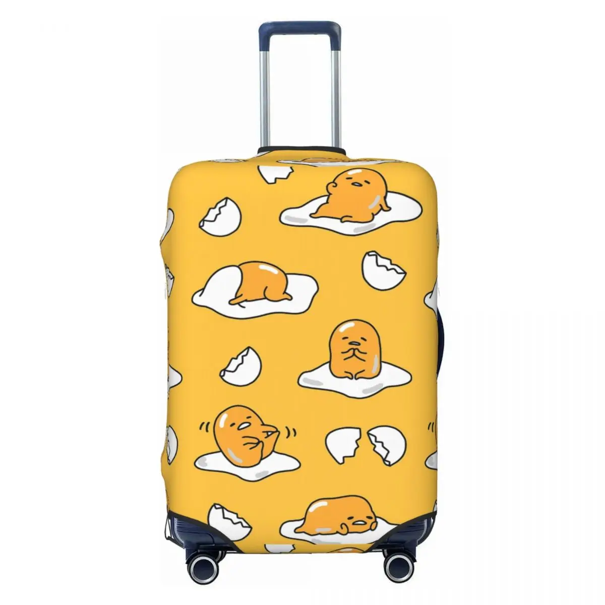 Funny Eggs Cartoon Suitcase Cover 2024 New Cruise Trip Protection Holiday Practical Luggage Accesories Christmas