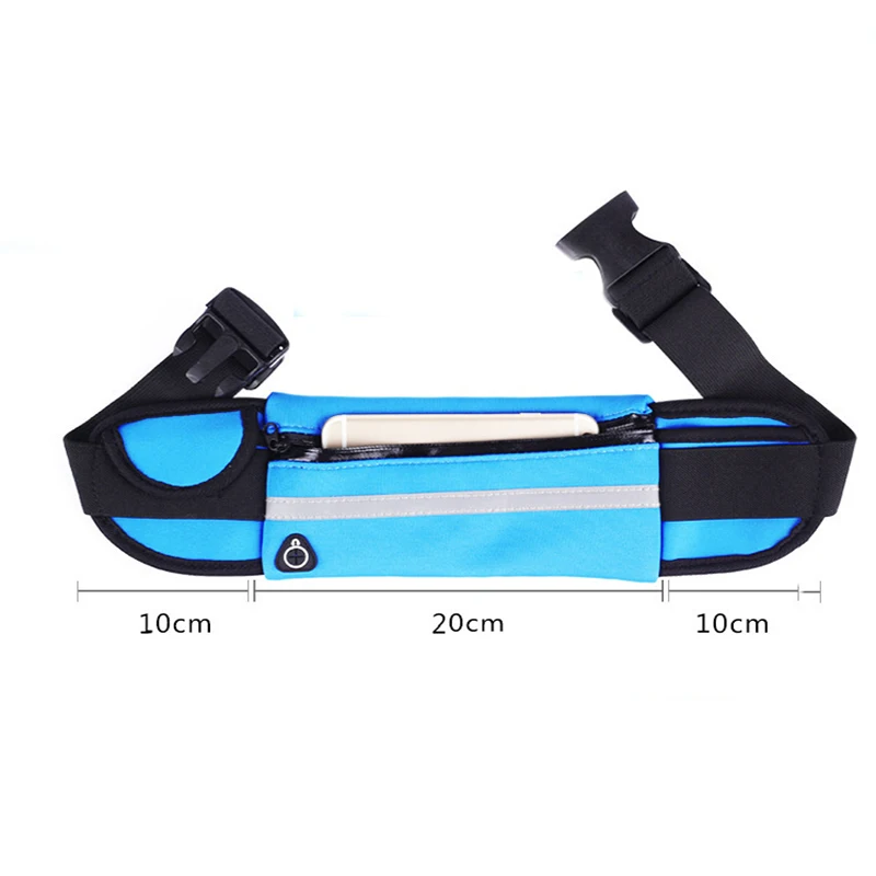 Sport-Hüfttasche - Wasserdichter, eng anliegender, stoßdämpfender Lauf-Gadget - Wasserflaschenhalter Handytasche – Detail 6