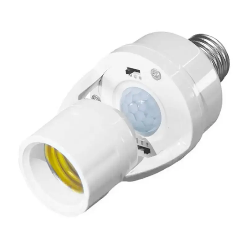 Fresh Intelligent E27 PIR Motion Sensor Light Switch Lamp Base Infrared Sensor Light Bulb Lamp Holder