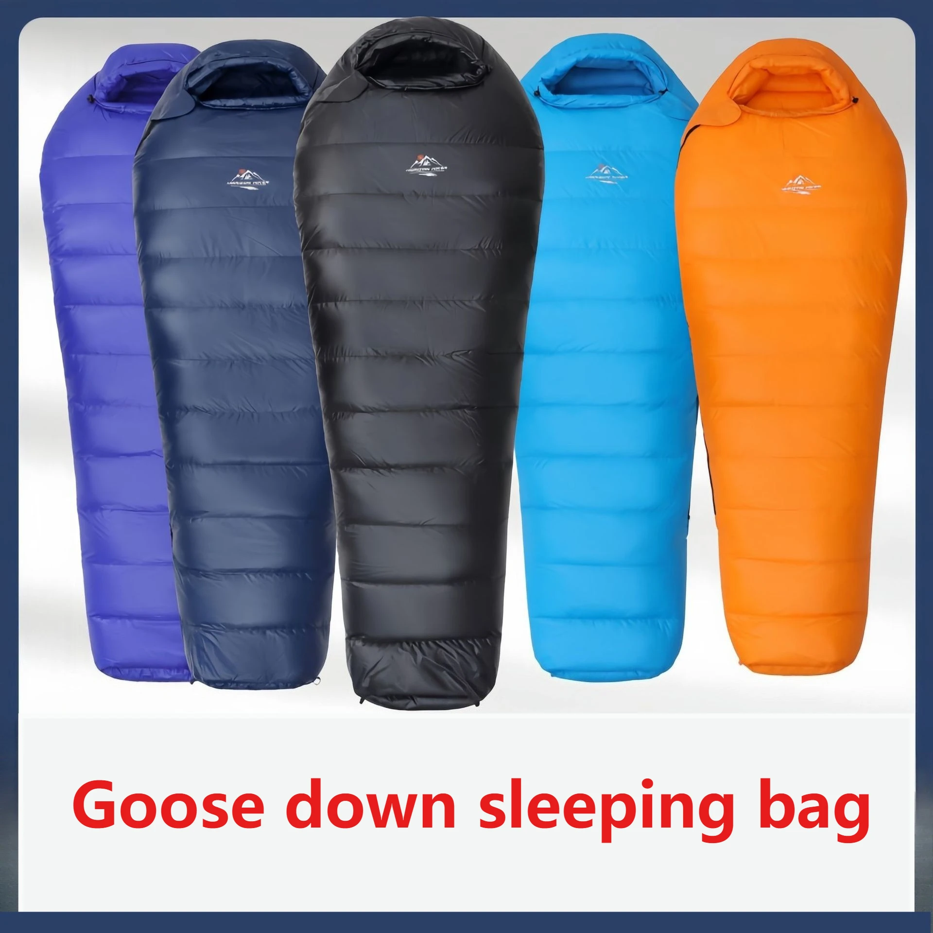 Ultraligero Calido Saco de Dormir Adulto de Pluma Ganso، Invierno Impermeable Portátil، Para Acampar Montaña Senderismo